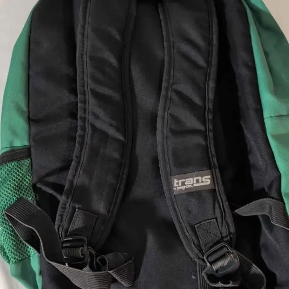 Trans by JanSport SuperMax TM60 Backpack Green Teal Laptop Daypack School Bag
